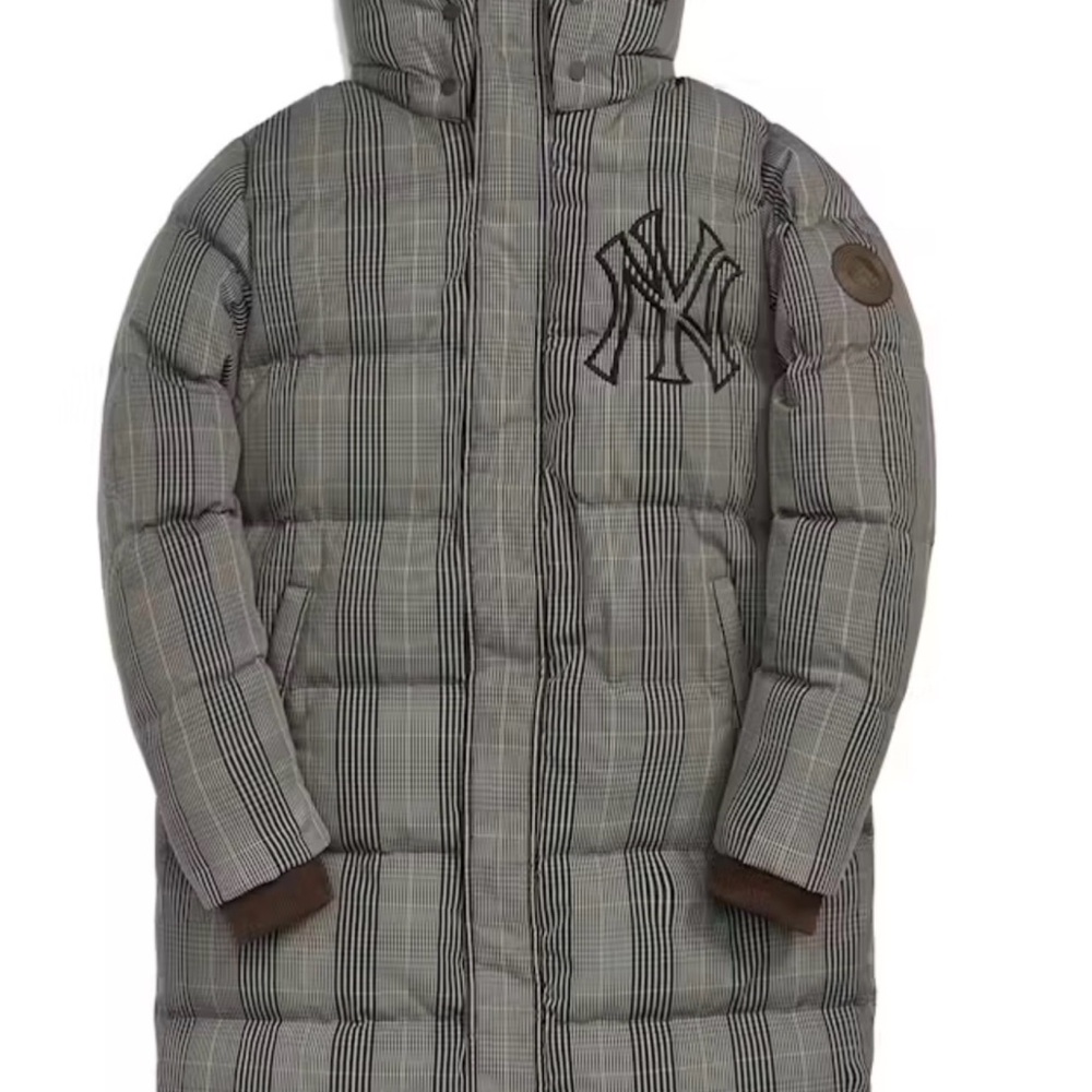 Kith Gray Plaid Puffer Jacket - image 1